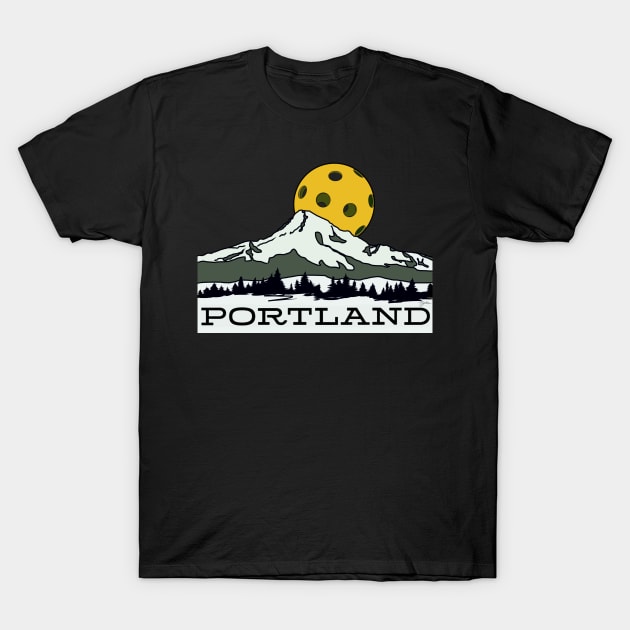 Greater Portland Pickleball T-Shirt by T Santora